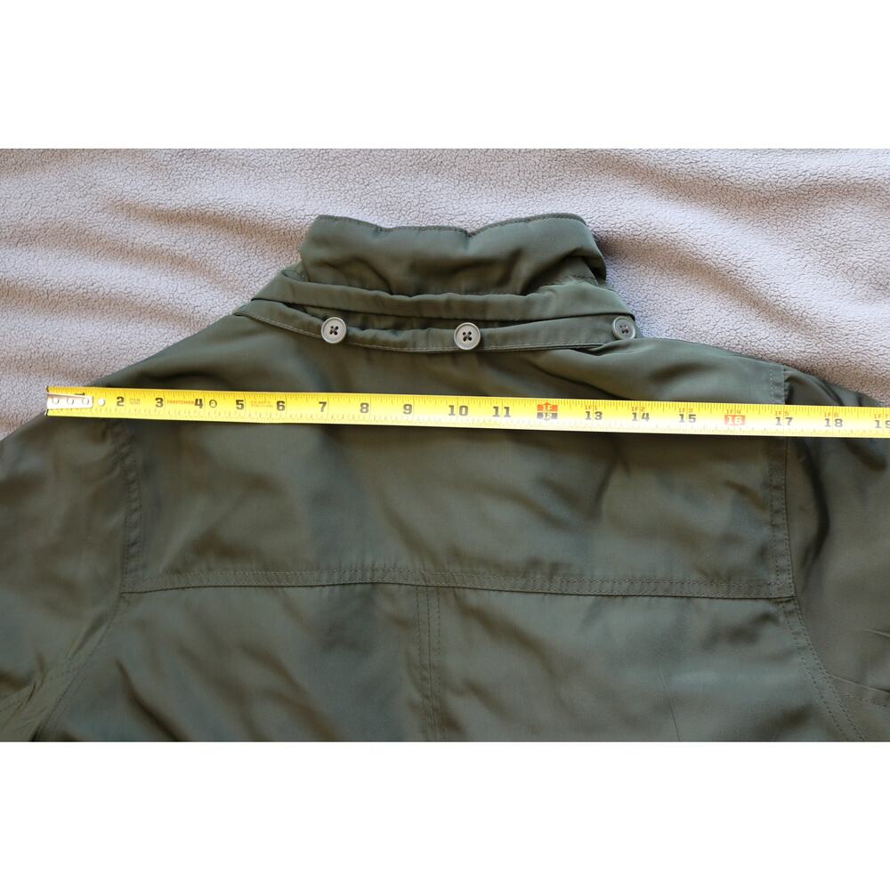 UNIVERSAL THREAD Winter Coat Women Large Green Chunky Cinched Waist Drawstring - Picture 15 of 16